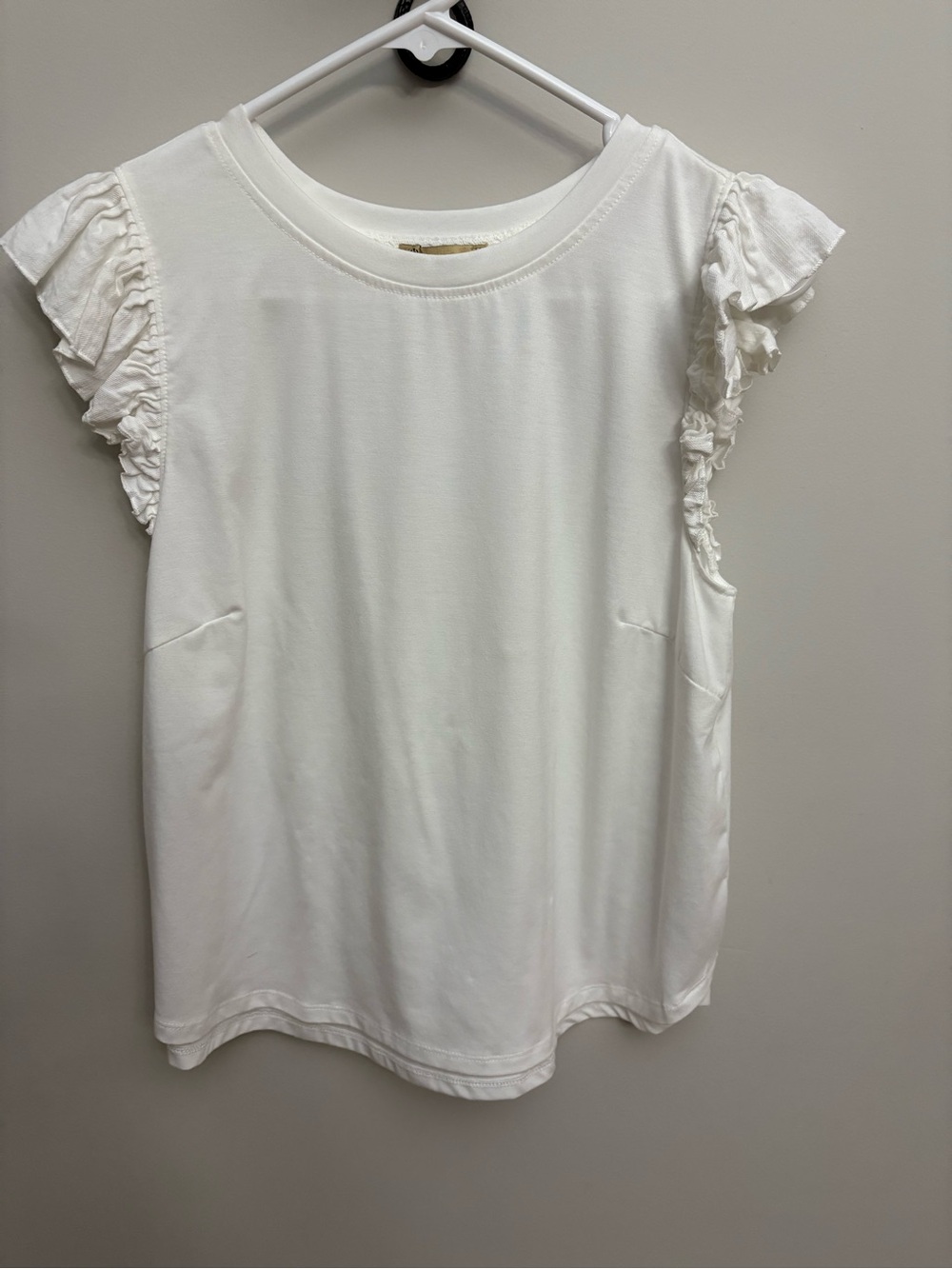 Democracy Ruffle Sleeve Knit Top - Size Small - Picture 2 of 5